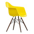 Cadeira de Braços em Plástico Eames DAW / Base Ácer Escuro